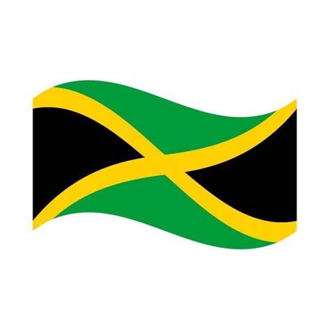 JAMAICA Flag Waving Jamaican vector .eps .dxf .svg .png. | Etsy