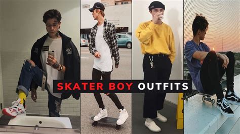 Skater Boy Outfits | Streetwear Skater inspired Outfits 2021 | How To ...