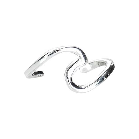 Pura Vida Silver Wave Ear Cuff Earrings NEW!