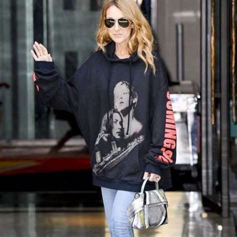 Celine Dion Wears ‘Titanic’ Sweatshirt from Hoodie in Paris – The ...