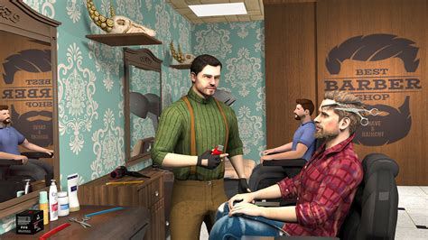 BARBER GAME RENDERS on Behance