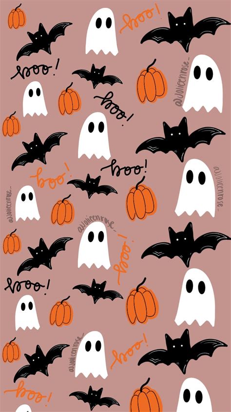 Halloween Wallpaper, Fall Phone Wallpaper, October Wallpaper, Ghost Wallpaper, Pumpkin Phone ...