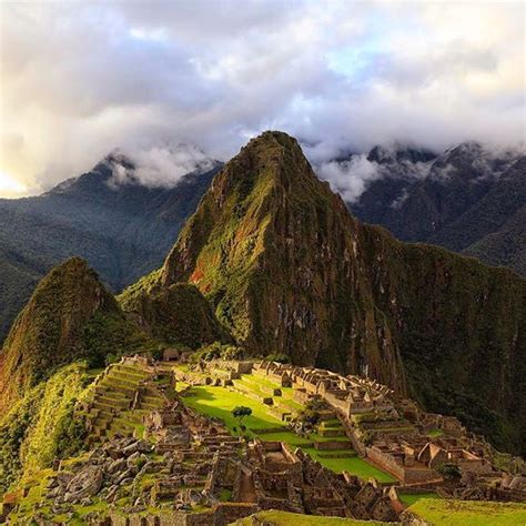 Machu Picchu at sunset is truly breathtaking. Definitely a bucket list worthy view (📸: Getty) # ...