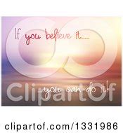 Royalty Free If You Believe It You Can Do It Clip Art by KJ Pargeter | Page 1