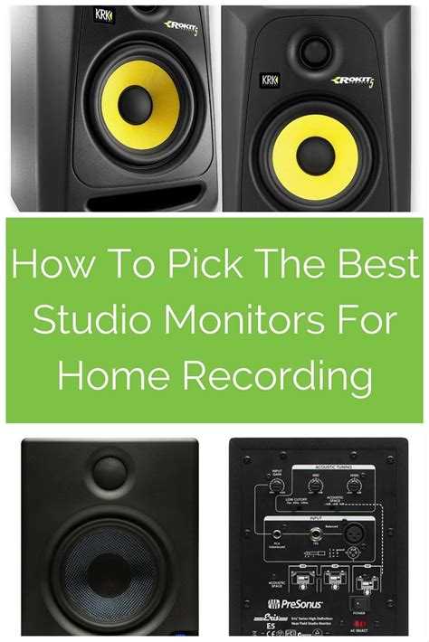 The Best Studio Monitors For Home Recording in 2022: A Complete Guide ...