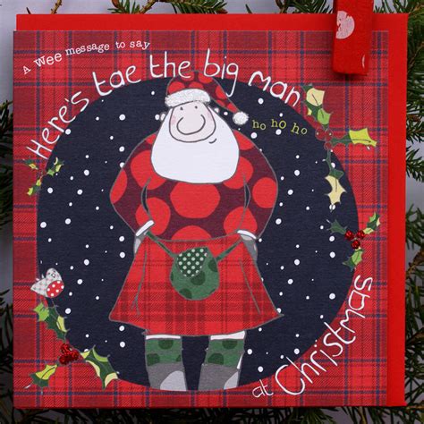 scottish christmas card by molly mae | notonthehighstreet.com