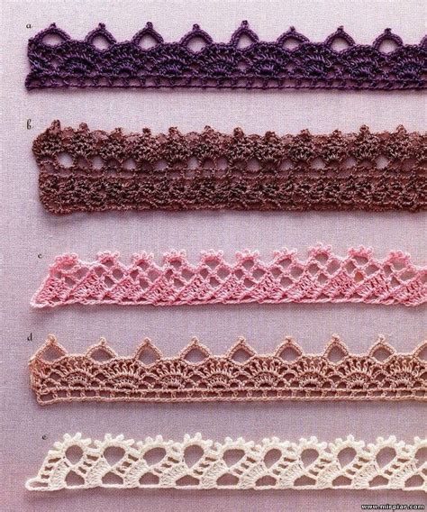 bordure à multi usage - Le blog d-hmk | Point de bordure au crochet, Motifs de dentelle au ...