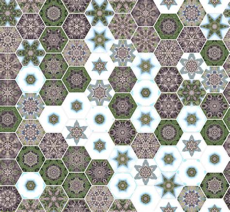 Hexagon Pattern for Apparels Digital Art by Tin Tran - Fine Art America