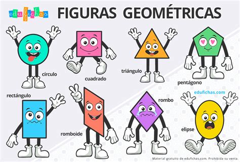 Figuras Geométricas para Niños. Aprender las Formas. Edufichas.com (2022)