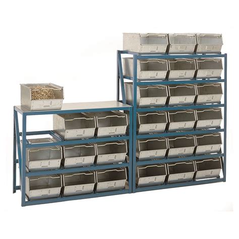 Model GCU334 #Steel #Bin #Racks Constructed from welded steel with bin ...