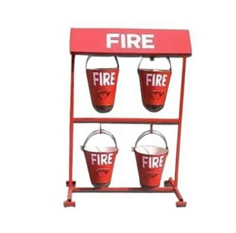 Fire Sand Bucket With Stand fire extinguisher stand at Rs 2250 in Bawal