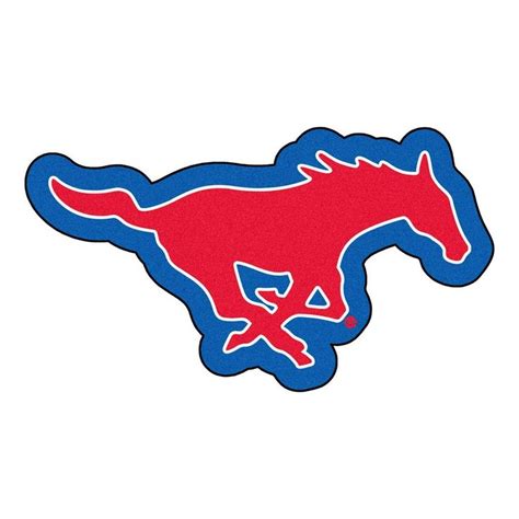 SMU Mustangs Team Logo Accent Rug | Southern methodist university ...