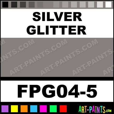 Silver Glitter Foam Foam and Styrofoam Paints - FPG04-5 - Silver Glitter Paint, Silver Glitter ...