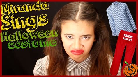 How To: MIRANDA SINGS HALLOWEEN COSTUME DIY - YouTube