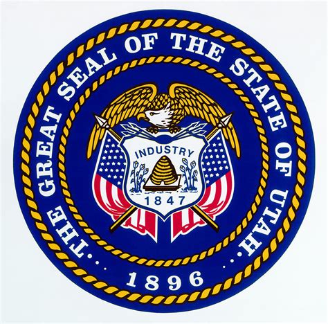 Great Seal Of The State Of Utah Photograph by Everett - Fine Art America