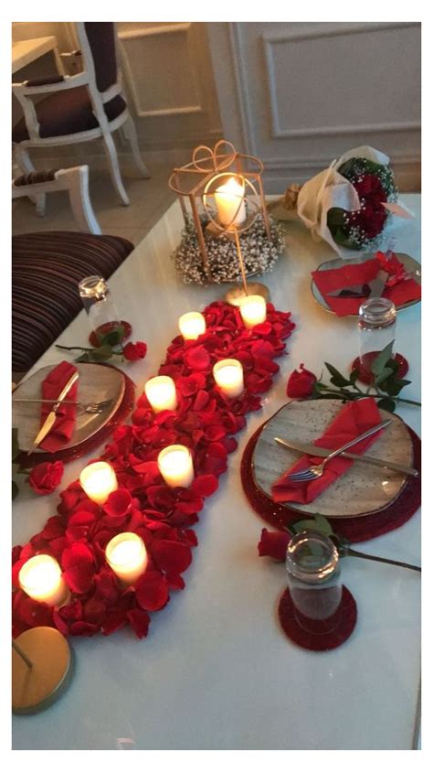 150 Sweet & Romantic Valentine's Home Decorations #romantic #dinner #at #home… | Romantic dinner ...