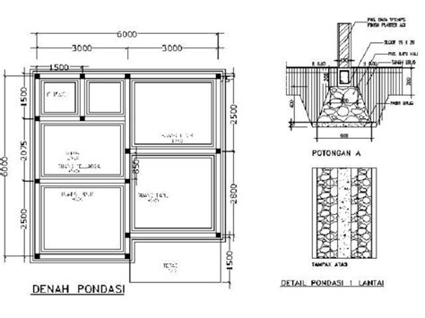 Rencana Pondasi - Kamus Istilah Properti