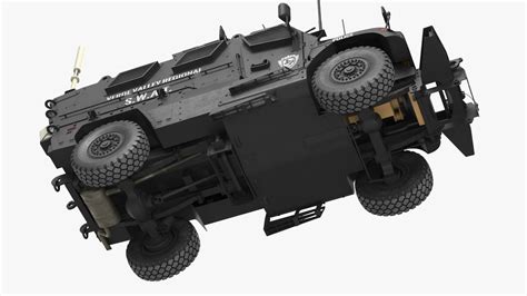 SWAT Vehicle International MaxxPro Simple Interior 3D Model $129 - .3ds ...