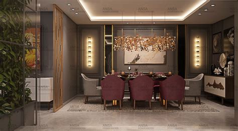 Dining Room Interior Design Portfolio | ANSA Interiors