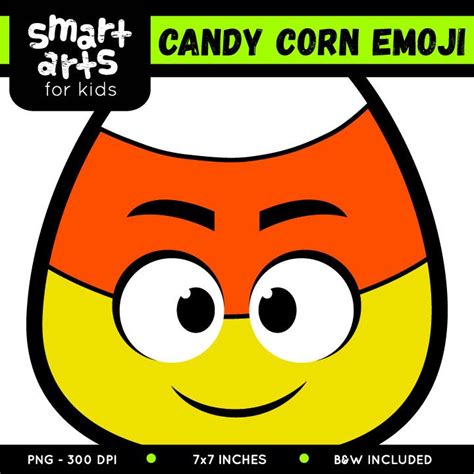 Candy Corn Emoji Clip Art - Educational Clip Arts and Bible Stories