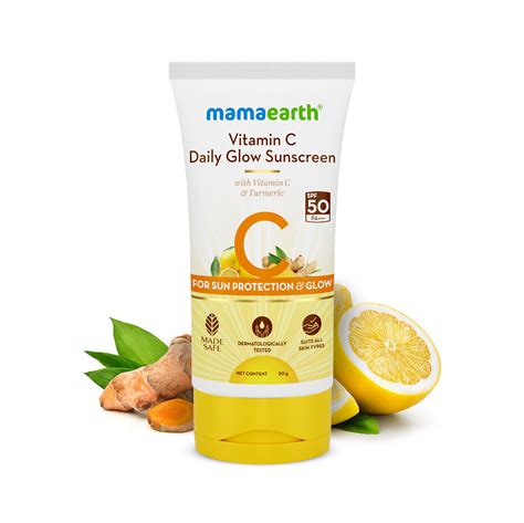 Buy Mamaearth Vitamin C Daily Glow Sunscreen Online