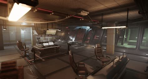 ArtStation - Control Room - SciFi Area