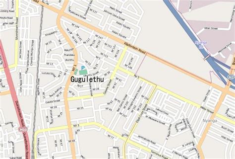 Gugulethu Cape Town map - Map of gugulethu Cape Town (Western Cape - South Africa)