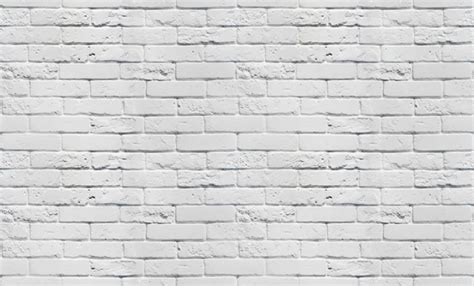 White brick wall texture. Seamless background - Stock Image - Everypixel