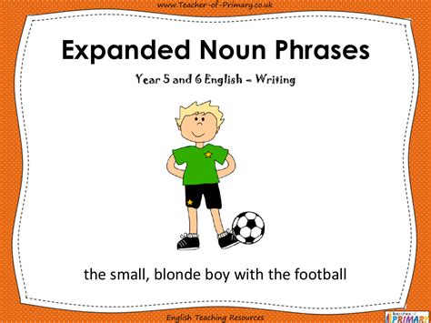 Expanded Noun Phrases - PowerPoint | English Year 5