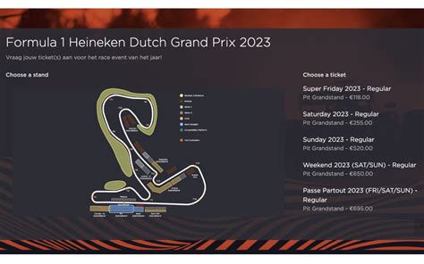 IN DETAIL: Prijzen tickets voor F1 Zandvoort 2023