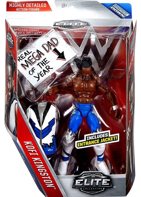 WWE Wrestling Elite Collection Series 43 Kofi Kingston New Day 6 Action ...