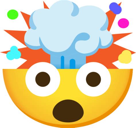 "exploding head" Emoji - Download for free – Iconduck