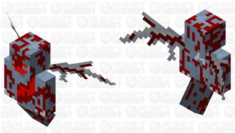 Bloodstained Vex Minecraft Mob Skin