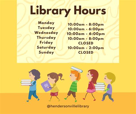 Hendersonville Public Library: Library Hours