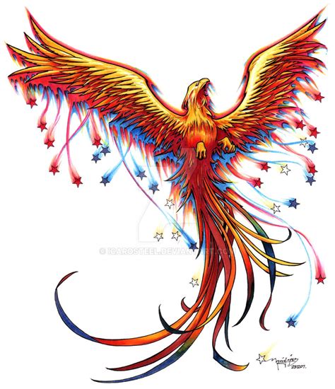 phoenix tattoo design by icarosteel on DeviantArt