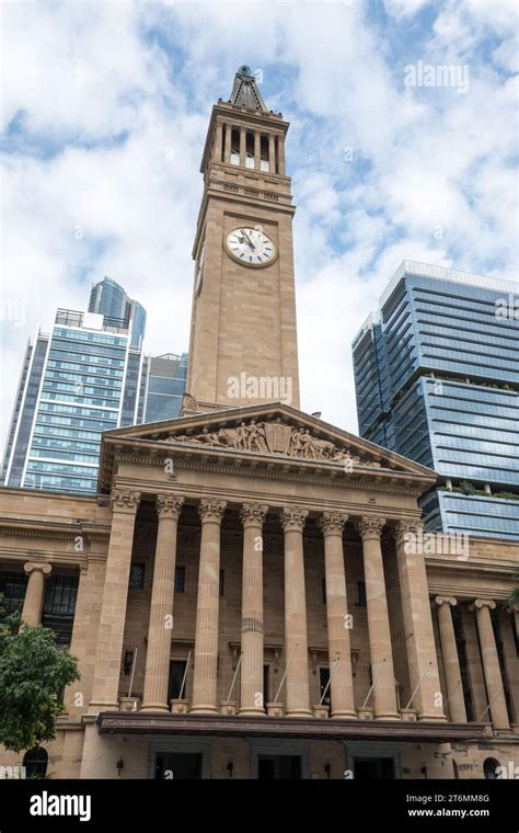 Brisbane City Hall Clock Tower in Australia Stock Photo - Alamy