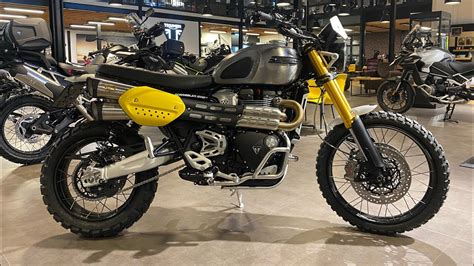 Triumph Scrambler 1200 XE Custom Made walkaround! - YouTube