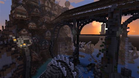 [Gravi'team] Steampunk City - timelapse + schematic Minecraft Project