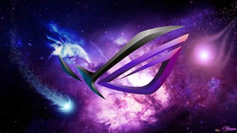 Asus ROG (Republic of Gamers) : Galaxy Logo 4K wallpaper download