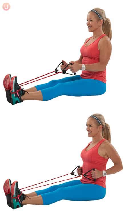 How To Do A Resistance Band Row - Get Healthy U