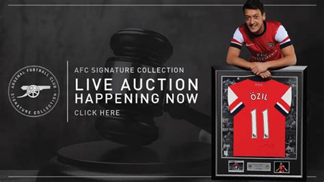 Arsenal Direct launches auction platform | News | Arsenal.com