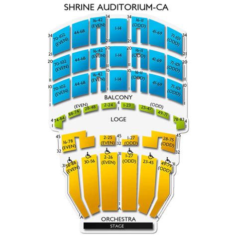 Shrine Auditorium Los Angeles Tickets - Shrine Auditorium Los Angeles Seating Chart | Vivid Seats