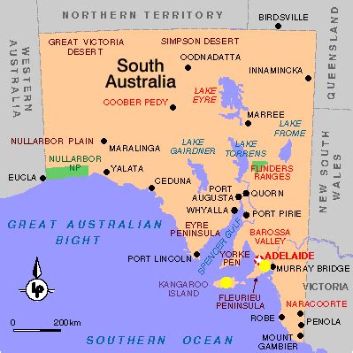 South Australia Map