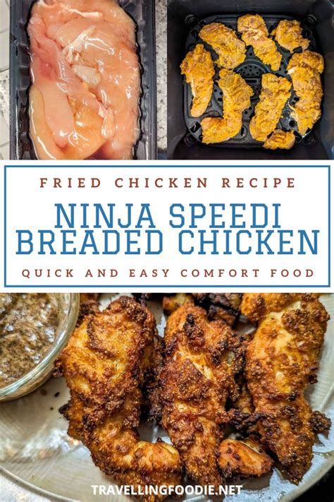 Ninja Speedi Breaded Chicken - Easy Crispy Chicken Recipe - Travelling ...