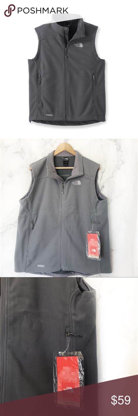 North face men’s windwall fleece vest NWT large | Fleece vest, North face mens, The north face