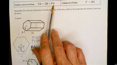 Surface area of a hexagonal prism formula - nerypedia