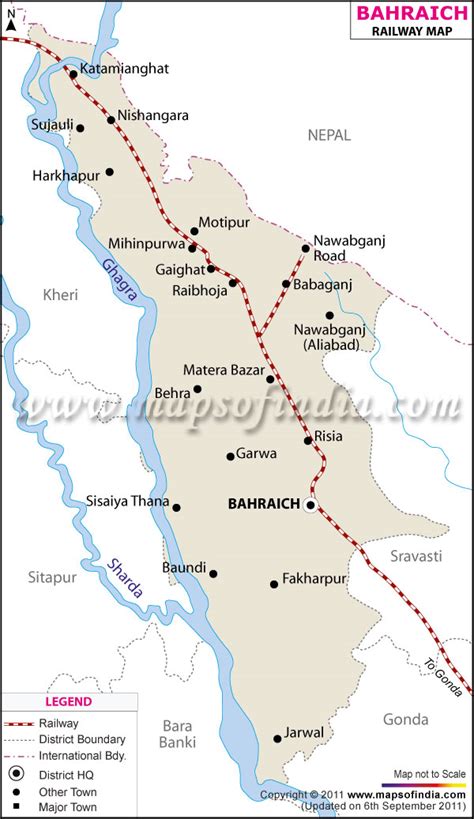 Bahraich Map - Sadi kuwu