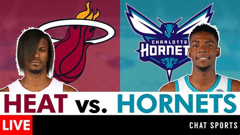 Miami Heat vs. Charlotte Hornets Live Streaming Scoreboard, Play-By ...