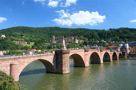 Heidelberg bridge stock image. Image of travel, building - 8134309