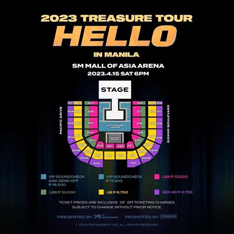 TREASURE HELLO TOUR IN MOA ARENA DAY 1, Tickets & Vouchers, Event Tickets on Carousell